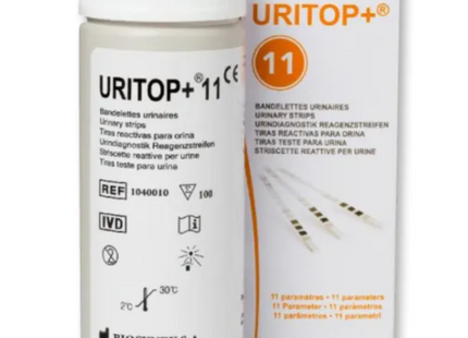 Bandelettes Urinaires 10 Paramètres Uritop Exacto par 100