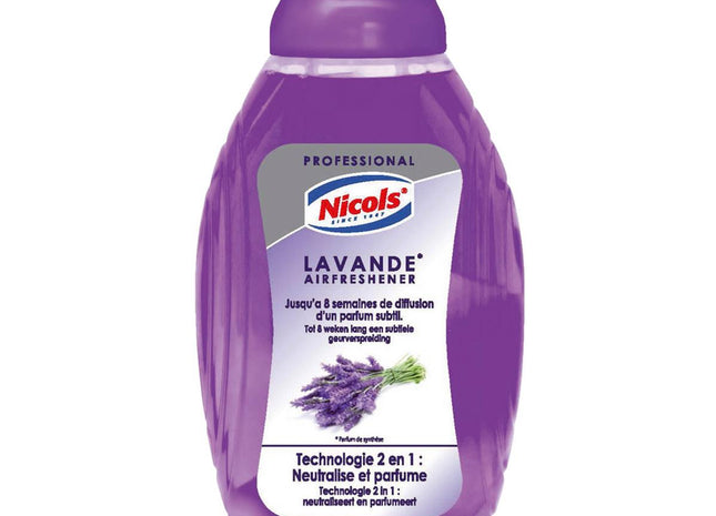 Désodorisant Flacon Mèche Nicols Lavande 375 ml