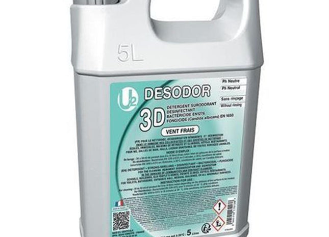 Détergent Desodor 3D Parfum Vent Frais 5 Litres