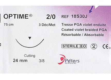 Fil de Suture Résorbable Optime Boite de 36