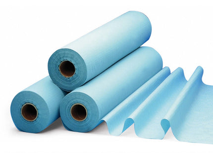 Draps Imperméables Plastifiés Bleus 50x38cm 6 Rouleaux 1080 Pré découpes