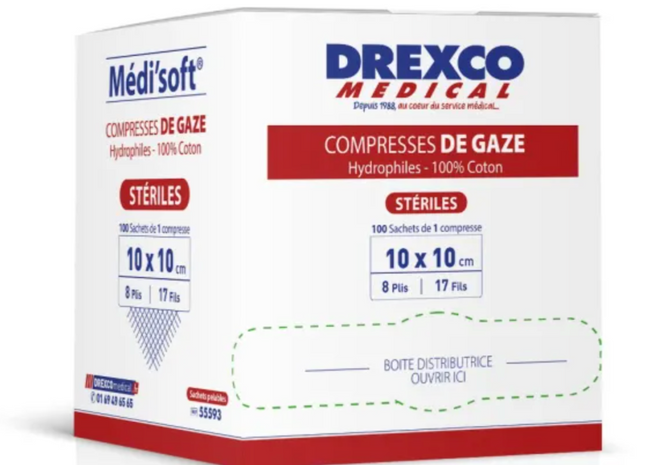 Compresses de Gaze Stériles