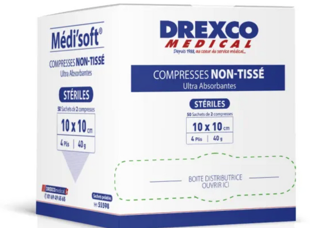 Compresses Stériles Non Tissées