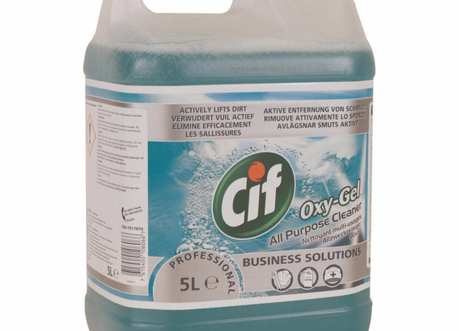 Détergent Multi-Usages Cif Oxy-Gel Parfum Océan 5 Litres