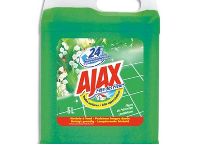 Détergent Multi-Usages Ajax Fleurs de Printemps 5 Litres