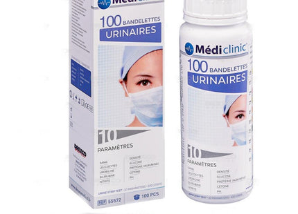 Bandelettes Urinaires 10 Paramètres Médiclinic par 100