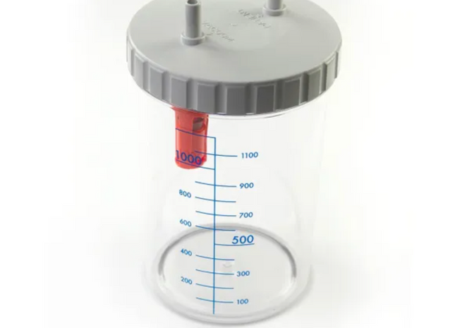 Bocal de Rechange 1 Litre pour Aspirateur de Mucosités
