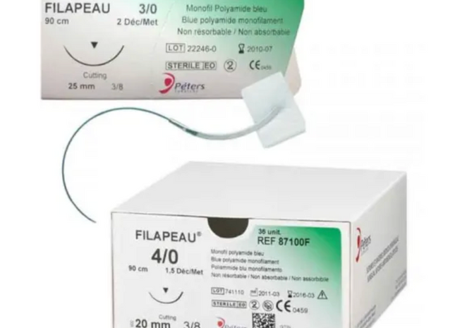 Fil de Suture Filapeau Non Résorbable Boite de 36