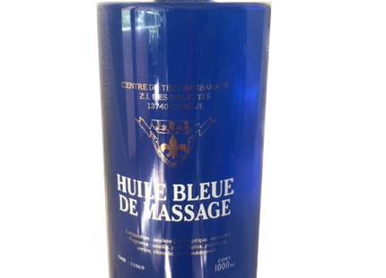 Huile de massage Antiseptique Bleue Azulène 1 Litre