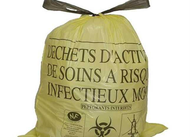 Sacs Poubelles DASRI Déchets Infectieux 50 Litres par 500