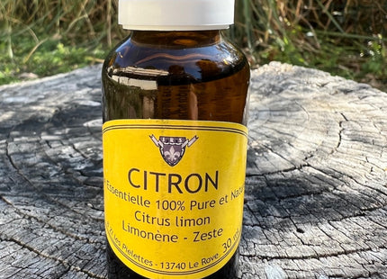 Huile Essentielle Citron 30 ml 100 % Pure et Naturelle