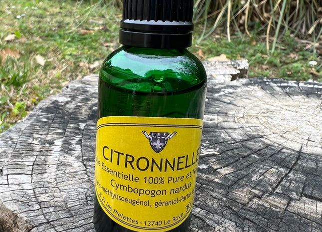 Huile Essentielle Citronnelle 30 ml 100 % Pure et Naturelle