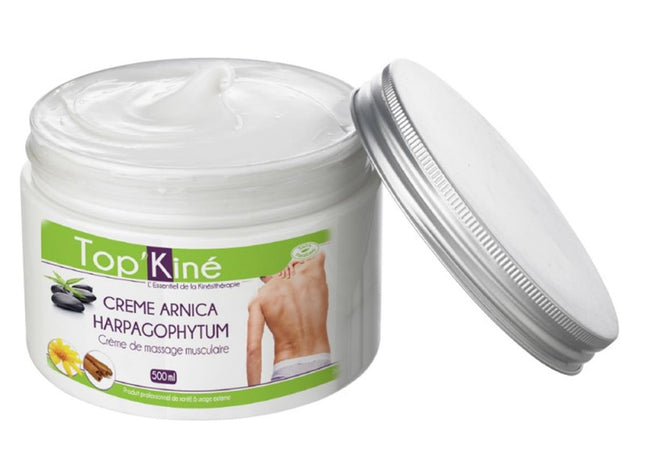 Crème de Massage Arnica Harpagophytum Top'Kiné 500 ml