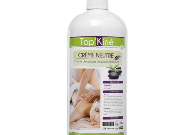 Crème de Massage Neutre Top' Kiné 1 litre