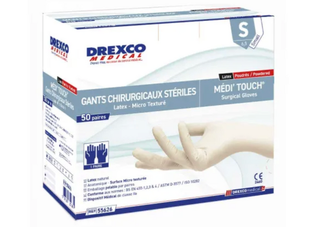 Gants de Chirurgie Latex Stériles