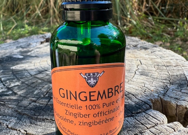 Huile Essentielle Gingembre 30 ml 100 % Pure et Naturelle