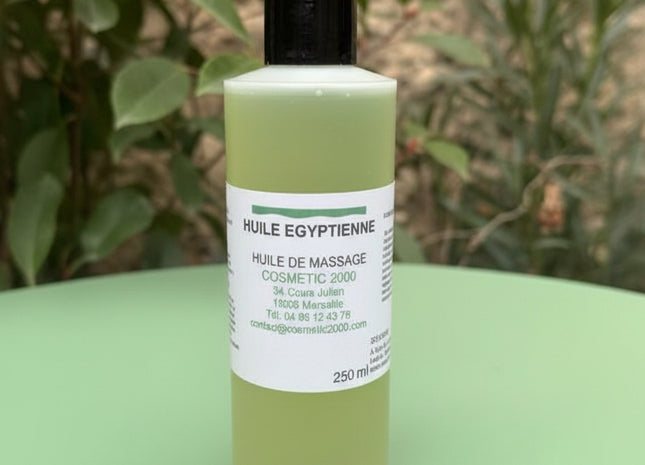 Huile de massage Egyptienne sans Camphre 250 ml