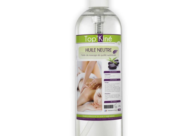 Huile Neutre de Massage Top' Kiné 500 ml