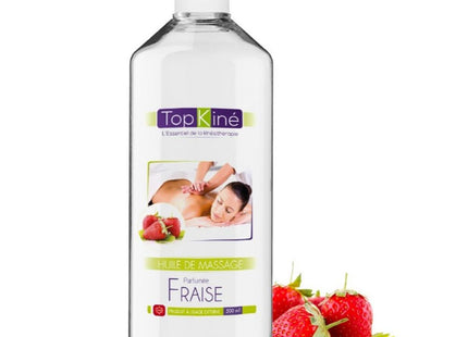 Huile de Massage Parfumée Fraise Top'Kiné 500 ml
