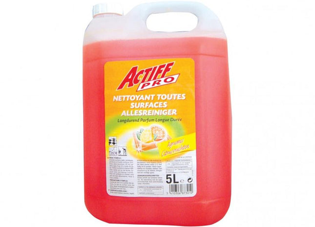 Détergent Actiff Pro Agrumes 5 Litres