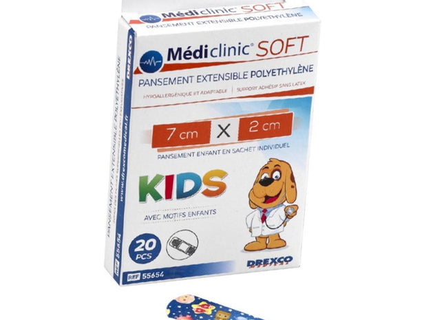 Pansement Médiclinic Soft Kids