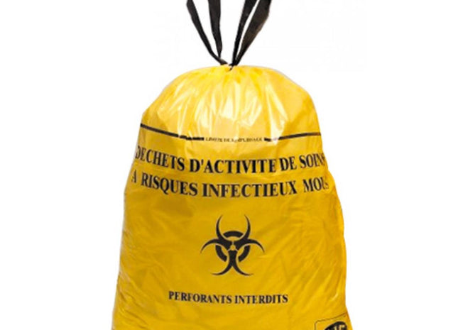 Sacs Poubelles DASRI Déchets Infectieux 30 Litres par 500