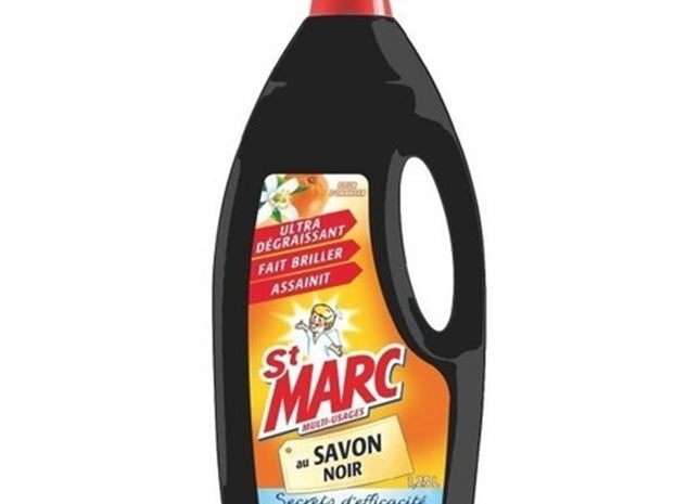 Détergent Multi-Usages Saint Marc Savon Noir 1.25 Litre