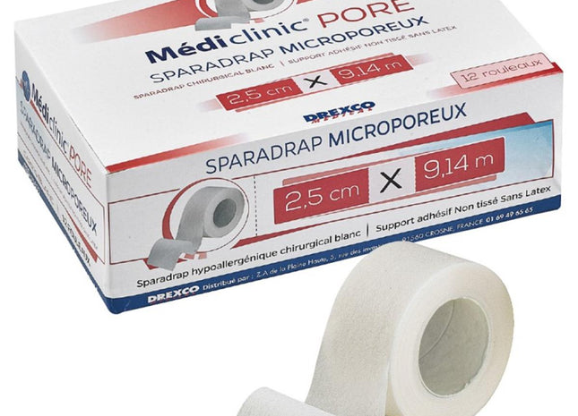 Sparadrap Médiclinic Pore Blanc